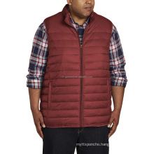 Custom Logo Plus Size Jacket Lightweight Quilted Vest Packable Puffer Vest for Men